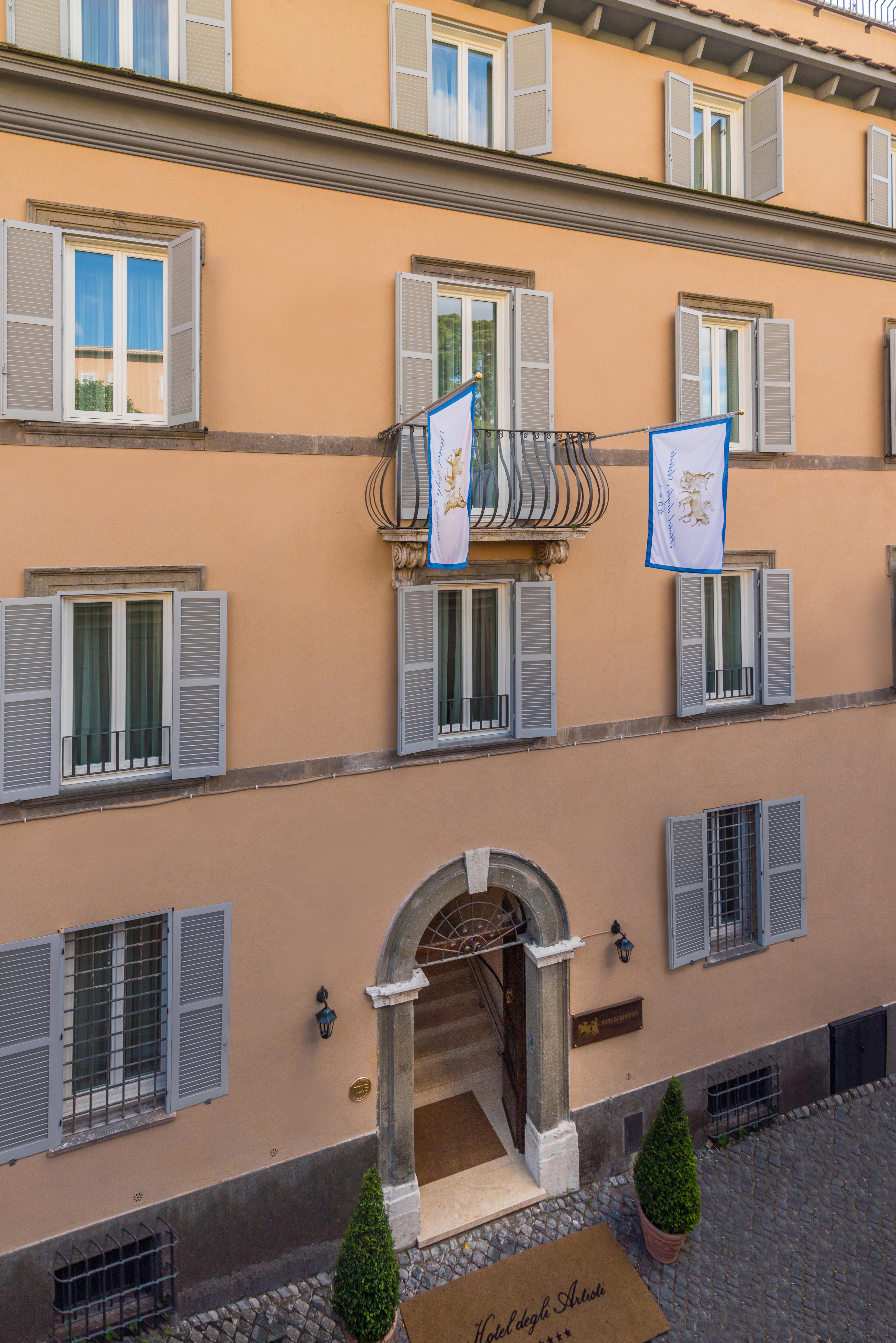 Hotel Degli Artisti Рим Екстериор снимка